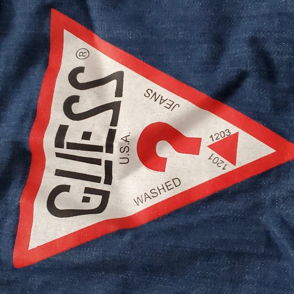 GUESS Vintage Denim Tote - Picture 2 of 2